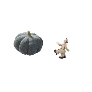 Imagem de Fenteer Almofadas de Abóbora de Halloween, Almofadas Decorativas de Pelúcia para Sofá, Estatueta de Palhaço, Estátua, Escultura, Coleção, Ornamento de Mesa Pa
