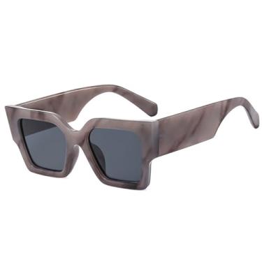 Imagem de Óculos de sol feminino UV400 com rebites transparentes e degradê masculino para esportes ao ar livre, corrida e equitação, cinza-geleia e preto