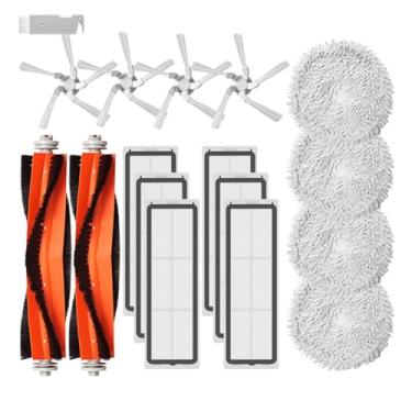 Imagem de Mop Cloth Compatible With XMI Dreame W10 W10 Pro Robotic Vacuum Cleaner Main Side Brush Detachable Mop Rags Stent Hepa Filter Accessories(Set1)