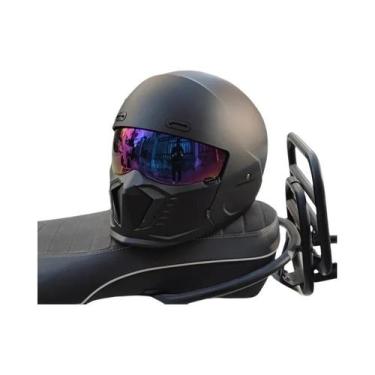 Imagem de Capacete De Motocicleta Retro Unissex Com Design Scorpion Compatível C