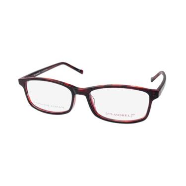 Imagem de Marius Morel 1880 Armação para óculos/óculos Red Viv 90037c feita à mão acetato elegante, Vermelho, 51-15-135