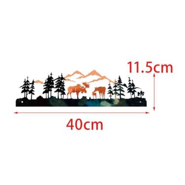 Imagem de Fenteer Suporte de Controle Remoto de Madeira Retrô com Escultura de Veado, Decoração de Parede para Mesa, Mesa de Cabeceira, Sofá, Escritório, Jardim, Cerca,