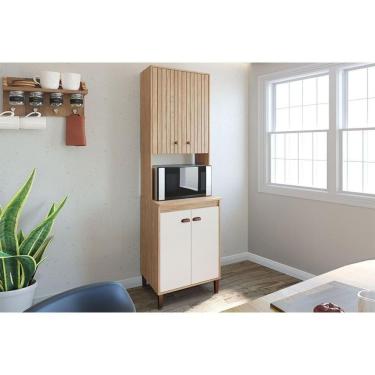 Imagem de Paneleiro De Cozinha Torino C- 4 Portas 63cm -off White - Movelbento