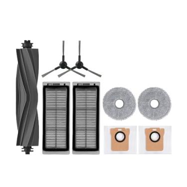 Imagem de Compatible With Dreame Bot L30 Ultra L20 Ultra Robot Vacuum Spare Parts Consumables Main Side Brush Hepa Filter Mop Cloth Dust Bag Accessories(Dark Grey)