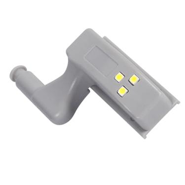 Imagem de AYNEFY Luz de Dobradiça de Armário, Luz de Dobradiça de Sensor LED Com Recurso de Fechamento Suave para Cozinha, Armário e Guarda-roupa (Luz Branca)