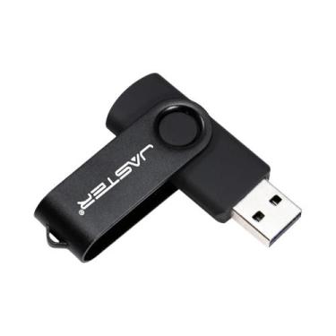 Imagem de Pen Drive USB 3.0 Colorido Rotativo 64GB 32GB Chaveiro Preto Azul Verm