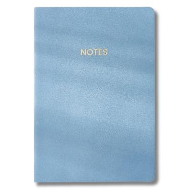 Imagem de Agenda semanal e caderno A5 forrada, capa macia (couro poliuretano) (azul)