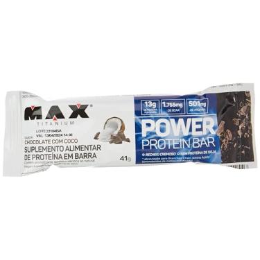 Imagem de Max Titanium Power Protein Bar (41G)