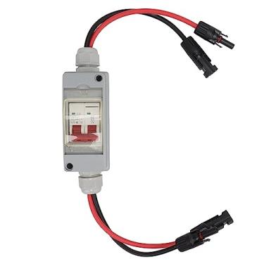 Imagem de Overtensão, Sobrecarga e Proteção de Disjuntor 2p DC 500V 32A, Desconecte a Chave Com Caixa de Distribuição à Prova D'água IP65, Adequada para o de Grade de Painel (Com cabo e