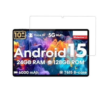 Imagem de Oshmirian Protetor de tela para tablet Hasskya K80 de 10,1 polegadas – vidro temperado, dureza 9H, antiarranhões, sem bolhas, transparente HD, fácil instalação