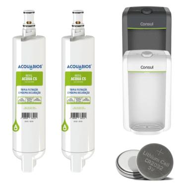 Imagem de Kit 2 Refil Filtro Cs Compatível Consul Cpb34 Cpc31 Cpb35 Cpc30 Bateria