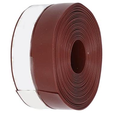 Imagem de Garosa Fita de Vedação de Porta Autoadesiva de Silicone, Tira de Vedação Adesiva Forte para Janela de Porta, 16,4 Pés de Comprimento e 1,4 Polegadas de Largura para Uso Doméstico Geral (Largura