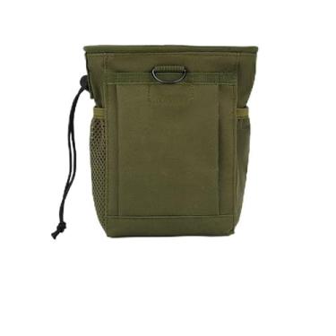 Imagem de Pochete para homens e mulheres, bolsa de cintura leve com cordão com bolso grande, portátil e durável para viagens, caminhadas, academia, uso ao ar livre, Verde, Moderno