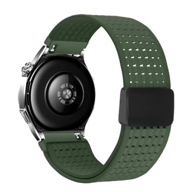 Imagem de LeyuBand Pulseiras magnéticas trançadas de 22 mm para Coros Pace 3/Pace Pro/Apex 2 Pro/Apex 46 mm, pulseira de reposição elástica trançada de nylon macio para mulheres e homens