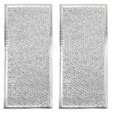 Imagem de SDRZJX 2 peças de filtros de graxa para exaustor de corrente descendente 14 x 29 x 0,09 cm, compatível com exaustores Whirlpool número de substituição: W10575379 W11190170