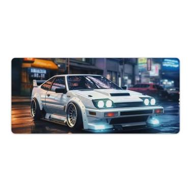Imagem de Modificado JDM Carro Ae86 Tokyo Streets Mesa Mesa Pad Mouse Pad Antiderrapante Grande Material de Escritório Tapete de Mesa Impermeável Borracha Mesa Escrita Pad para Escritório Jogo Casa 40 x 90 cm