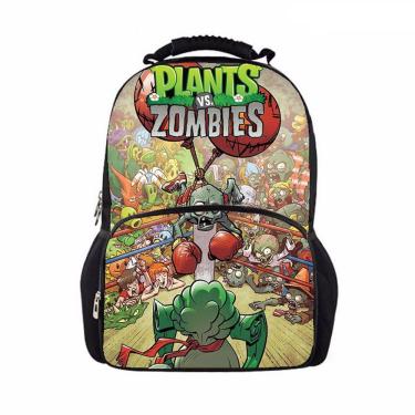 Imagem de Mochila Anime School Bag Plants Zombies Kids Poliéster