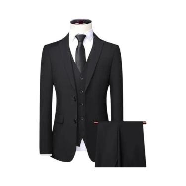 Imagem de Terno Masculino De Cor Sólida De Alta Qualidade Para Negócios, Moda, B