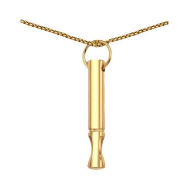 Imagem de Colar De Respiração Mindfulness Em Aço Inoxidável, Pingente Para Alívi