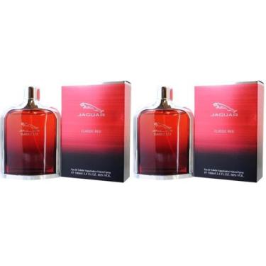 Imagem de Perfume Jaguar Classic Red Eau De Toilette 100ml para homens x2