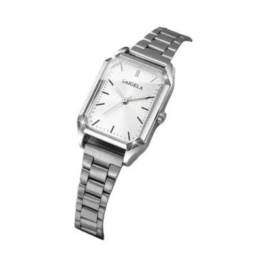 Imagem de Relógio De Pulso Feminino De Quartzo Simples Retangular Para Meninas P