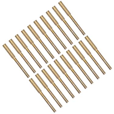 Imagem de Naroote Afiador de Motosserra Burr Ferramenta de Afiação de Arquivo Giratório Eficiente para Moedor de Corrente de Motosserra, Kit de Conjunto de 20 Unidades para Moagem e Gravação, Compatível Com