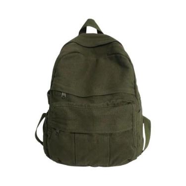 Imagem de Mochila Vintage De Lona Para Meninas, Moda Universitária, Viagem, Kawa