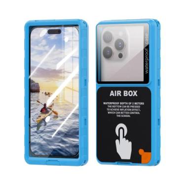 Imagem de Capa De Telefone À Prova d'Água Transparente De 6.9' Com Tela Sensível