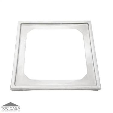 Imagem de Porta Grelha Caixilho Quadrado 15x15 Cm Em Inox - Roddex