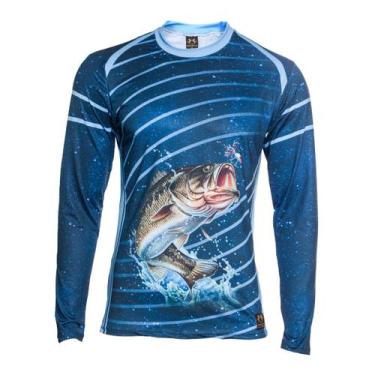 Imagem de Camisa Camiseta Pesca Masculina Proteção Solar Uv50+ - TN Terra Nativa