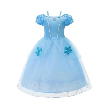 Imagem de Vestido De Princesa Elsa E Anna Para Meninas, Fantasia De Natal Cospla