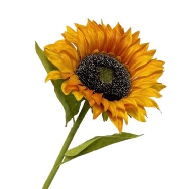 Imagem de Flores artificiais para decoração girassol, flores artificiais, girassóis, arranjos de flores de casamento, decorações de casa, arranjos de flores falsas, plantas e flores artificiais (B)