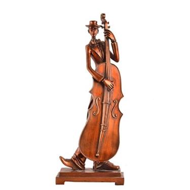 Imagem de Novo instrumento musical clássico resina escultura ornamento decoração artista conjunto criativo casa bar abstrato pessoa artesanato ornamentos