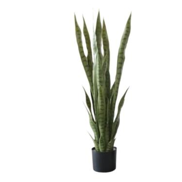 Imagem de SLGGPJBU Plantas falsas, planta artificial, orquídea, tigre artificial, plantas falsas em vaso para casa, escritório, sala de estar, decoração de plantas artificiais, ambientes internos e externos, A