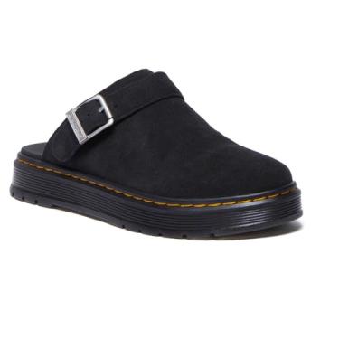 Imagem de Dr. Martens Brookline Mule unissex para adultos, Camurça Bronx Preta, 38