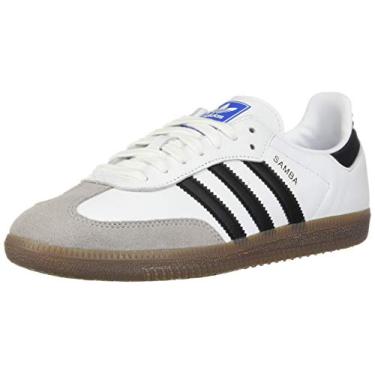 Imagem de Tênis feminino Adidas Samba OG, Branco/preto/granito, 9.5