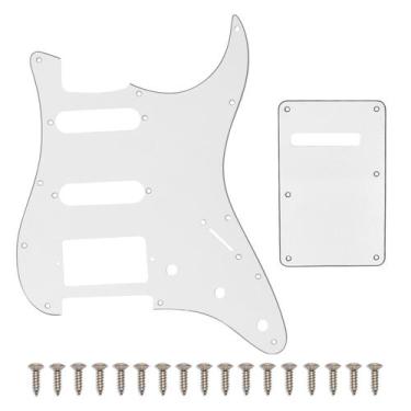 Imagem de Conjunto Pickguard e BackPlate para Fender Stratocaster - SAPHUE