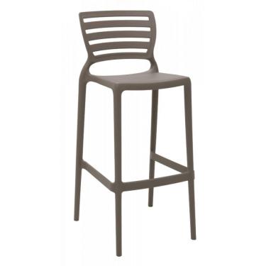 Imagem de Banqueta Alta Cinza Sofia Tramontina