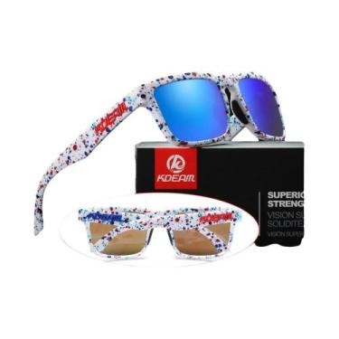 Imagem de Óculos De Sol Polarizados Quadrados Masculinos KDEAM 2022 Para Estilo 