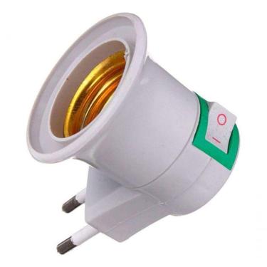 Imagem de Adaptador De Tomada E27 Para Lâmpadas - Praticidade E Facilidade Na Instalação