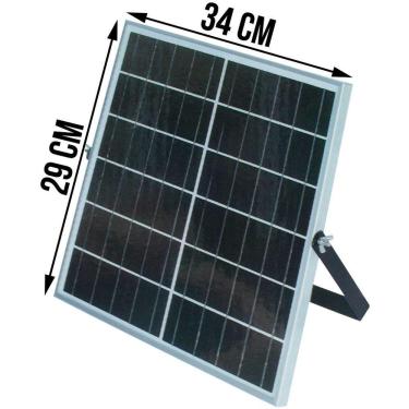 Imagem de Refletor De Led Solar Automático Externo Inteligente 40 W