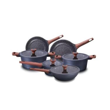 Imagem de Jogo De Panelas 6 Peças Revestimento Cerâmico Titanium Premium 8460 MT