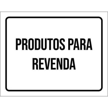 Imagem de Kit 5 Placa Acm Protudos Para Revenda 18X23 - Sinalizo