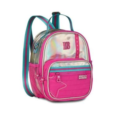 Imagem de Lancheira Térmica Escolar Holo Shine Rosa - Rebecca Bonbon - Rebecca B