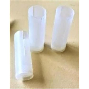 Imagem de 100 Buchas plásticas brancas 14g para enchimento de cartucho plástico 