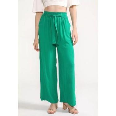 Imagem de Calça Pantalona D Bell Outlet Fashion Verde Bandeira-Feminino