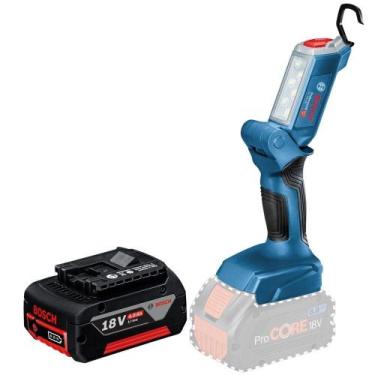 Imagem de Lanterna a Bateria LED 330 Lumens com Bateria 18V 4,0ah BOSCH