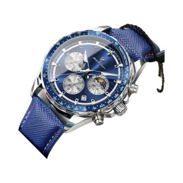 Imagem de Relógio Cronógrafo Masculino À Prova d'Água POEDAGAR, Relógio De Pulso