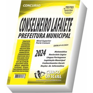 Imagem de Apostila Prefeitura de Conselheiro Lafaiete - MG - Nível Superior - Pa