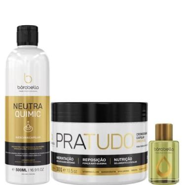 Imagem de Borabella NeutraQuimic 500ml + Pratudo 300g + Óleo Argan 7ml